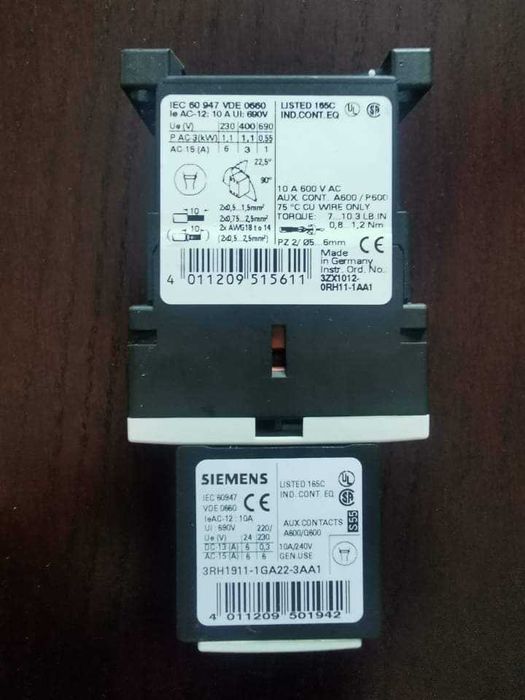 Stycznik Siemens DC 24V