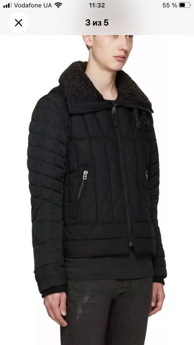 Мужская черная куртка Diesel W-Frankie