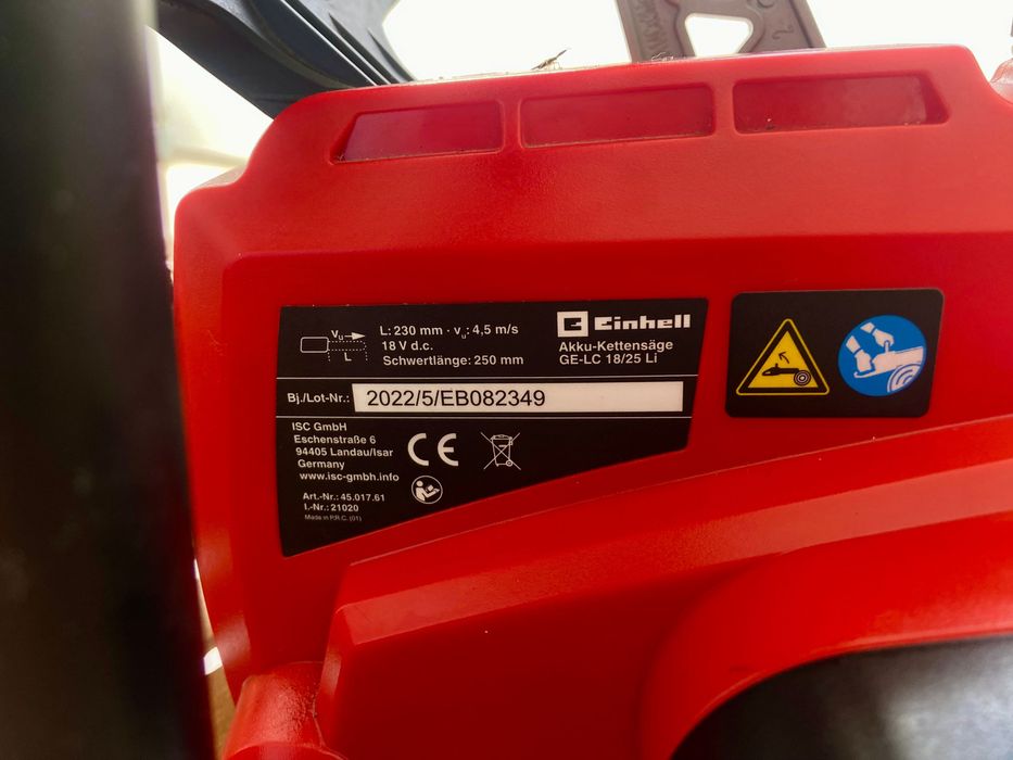 Motosserra a bateria Einhell
