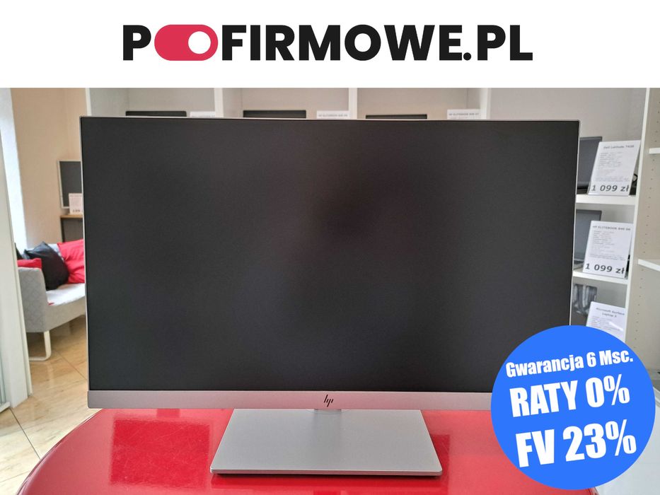 Monitor Bezramkowy HP EliteDisplay E223 21,5" Klasa A HDMI VGA DisplayPort FullHD IPS PIVOT Gwarancja 6mc Faktura 23%