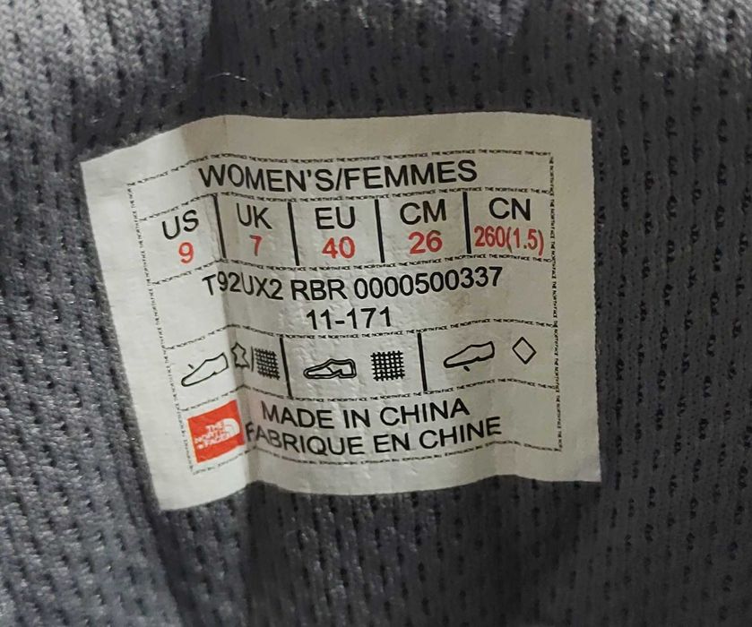 Трекінгові черевики The North Face Hedgehog Trek 40р.