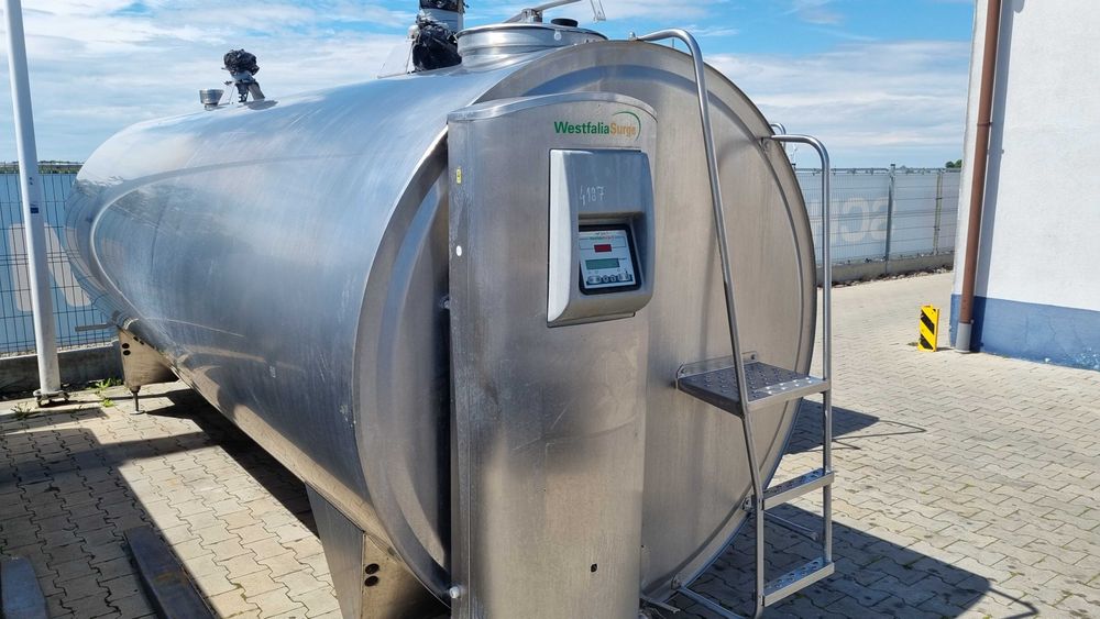 Schładzalnik zbiornik chłodnia do mleka 10000l GEA, IDEALNA
