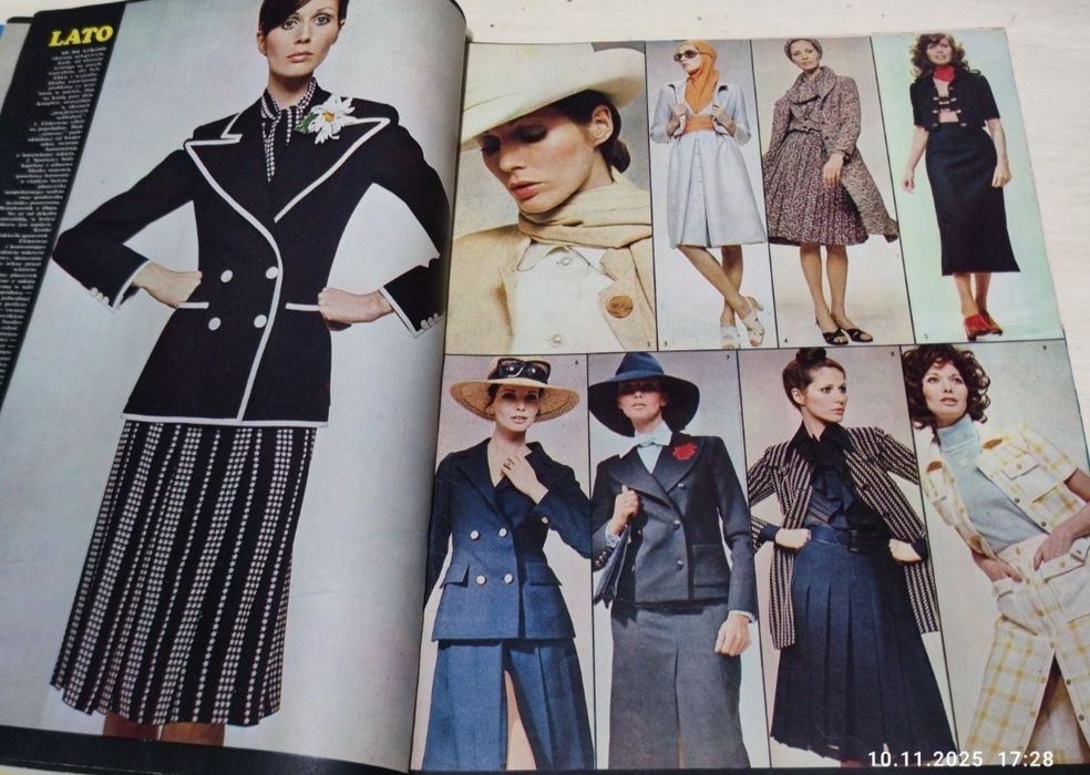 Świat mody Wykroje 1971