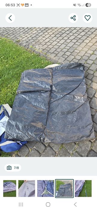 Duzy namiot 110x240x210x150 crivit