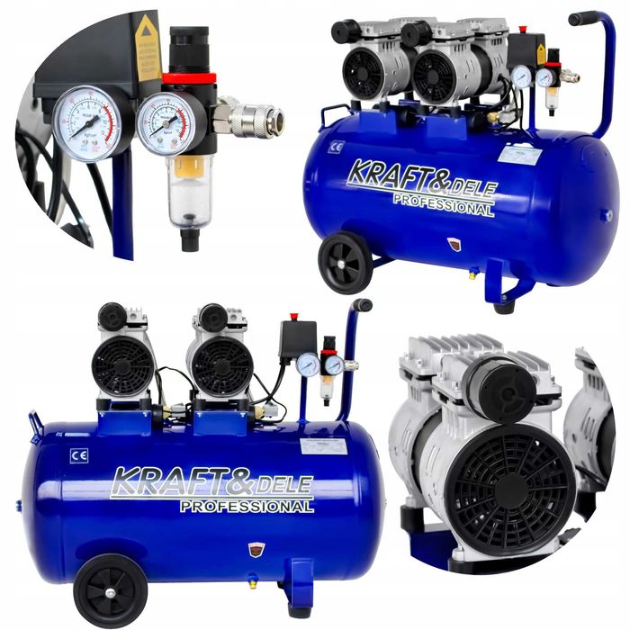 Kompresor Bezolejowy 100L 3kw 582L/min Sprężarka New Model Jakość*