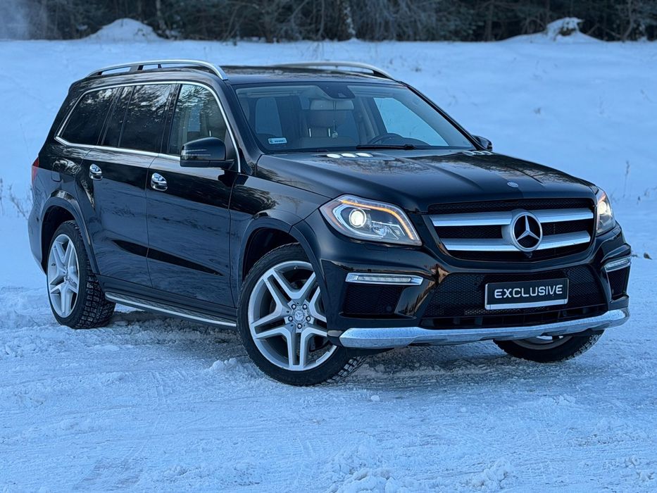 Mercedes-Benz GL AMG Benz BiTurbo 4Matic Wentyle Kamery360 Harman Kardon Dociąi 2Ekrany