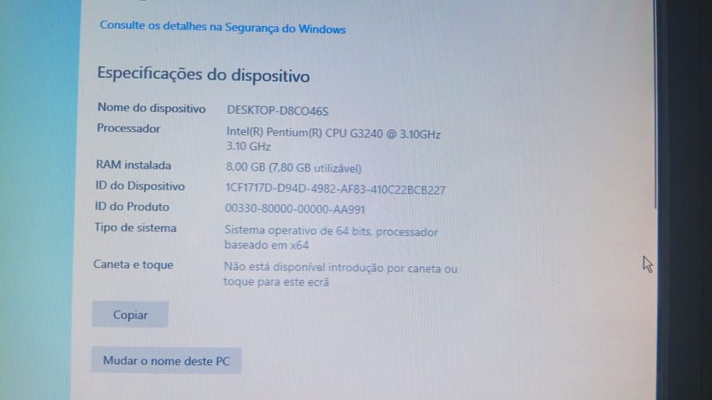Computador Lenovo + caixa