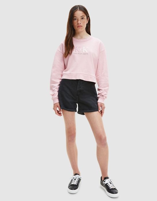 Bluza Calvin Klein Broadway Pink oversize S-L