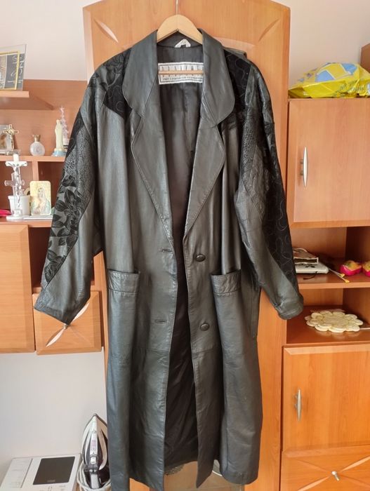 Płaszcz damski 100% skóra