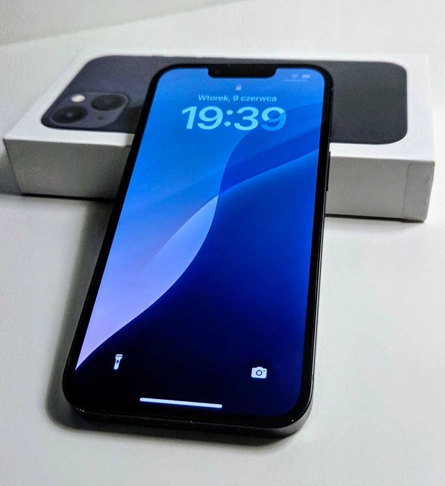 iPhone 13 256 GB 87% Bateria Midnight  Pudełko.