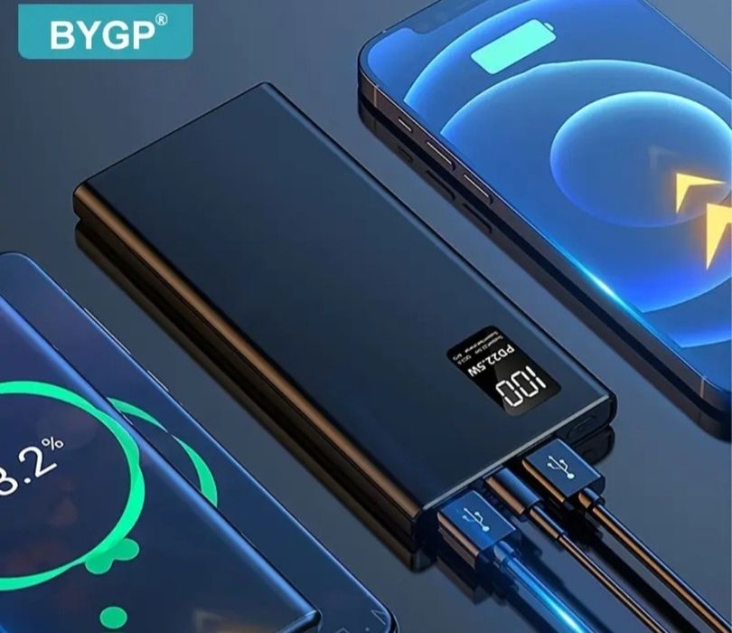 Powerbank 10000mAh Mobilna ładowarka Czarny