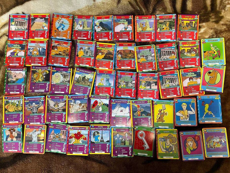 ПРОДАЮ: Ігрові Картки - Скуби-Ду (Карточки, фургон 2006 та 2012 роки)