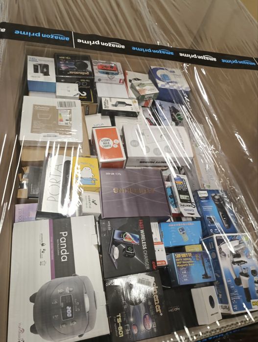 Paleta Box Amazon MiX 50/50 elektronika i inne bardzo duży wybór