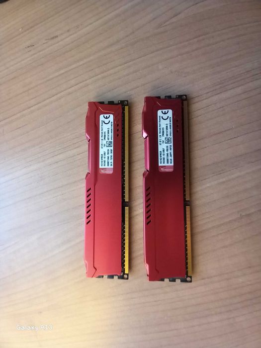Kingston HyperX Fury 2x4 GB DDR3 1600 MHz CL10 – sprawne, zadbane
