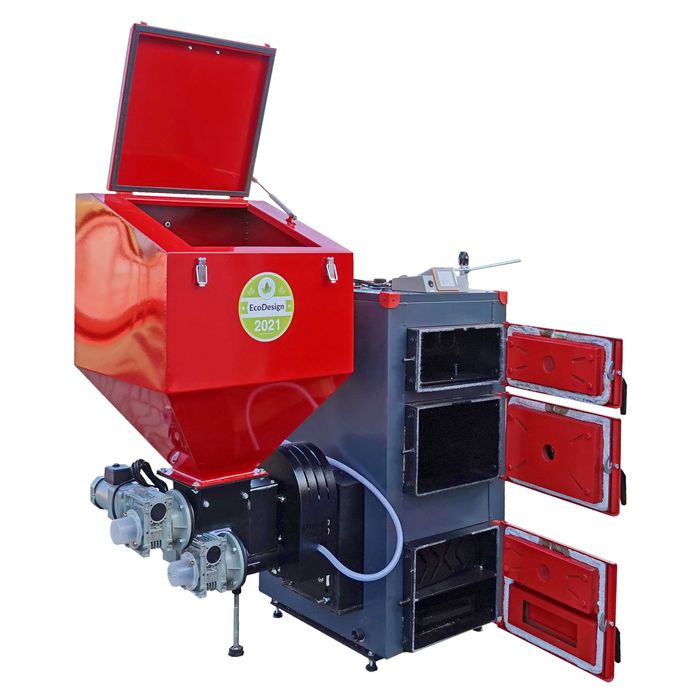 Piec Kocioł na Pellet Drewno 10kw 60-100m2 5klasa 15KW 20KW 25KW