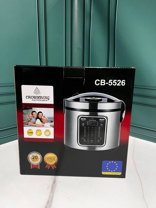 Мультиварка Пароварка Crownberg CB-5526 1000Вт 30 програм 5л