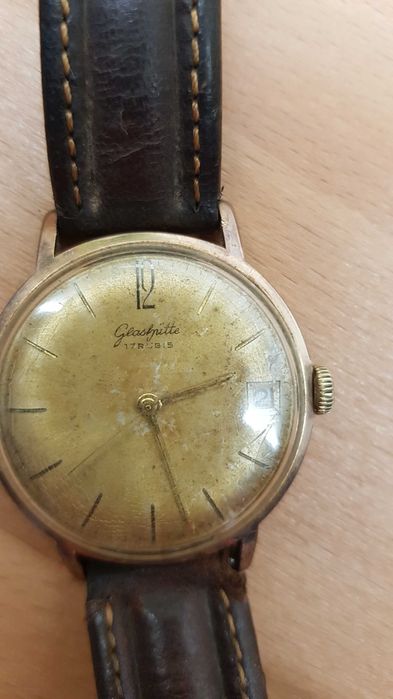 Męski stary zegarek *Glashutte*