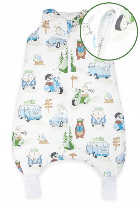 Śpiworek Z Nogawkami 86-104 M Całoroczny Wzory!