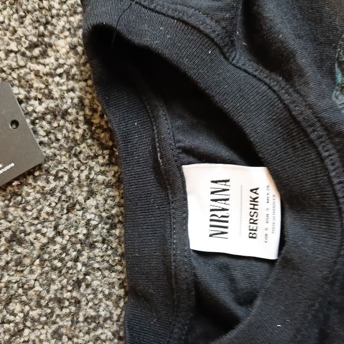 Nirvana bershka футболка