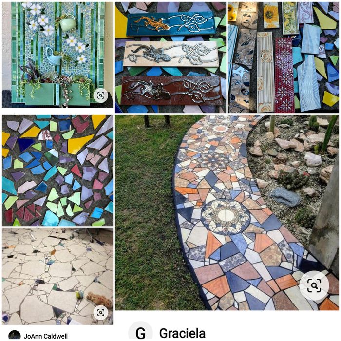 Бой плитки для самодельной мозаики