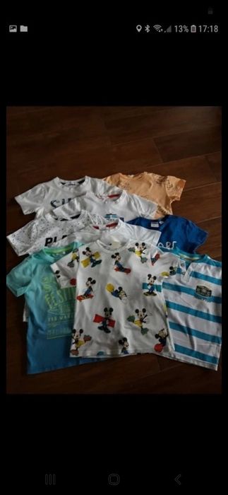 9 szt Tshirt bluzeczki zara hm 98/104