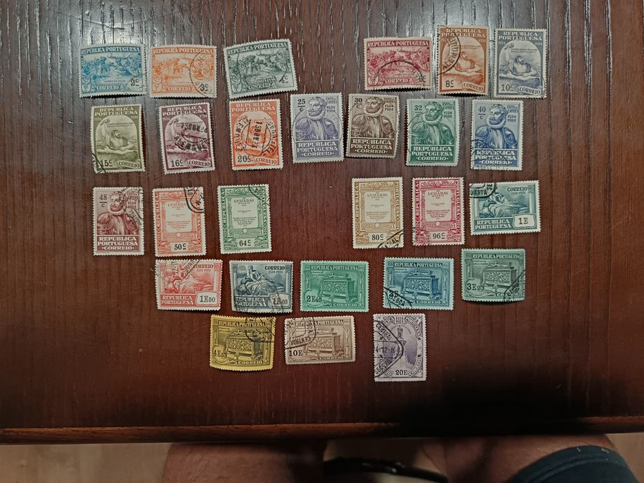 Série Camões Selos usados