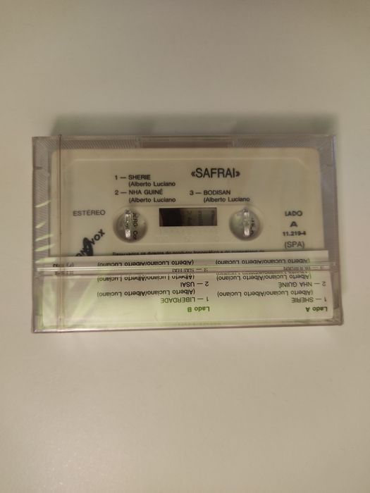 Cassete selada "Alberto- safrai" Guiné Bissau
