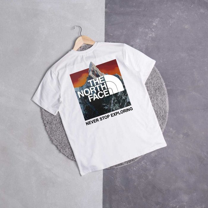 Футболка The North Face Mountains футболка тнф футболка the north face футболка с логотипом ТНФ футболка з логотипом the north face
