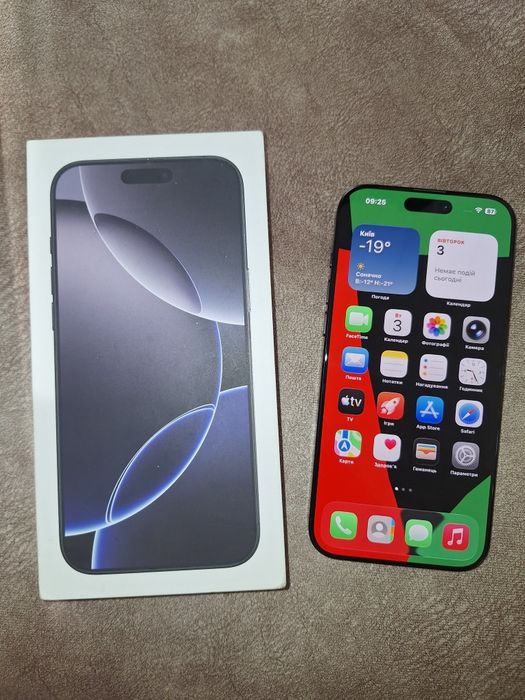 IPhone 16 pro max 256gb. фіз. сім