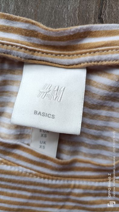T-shirt w paski. H&M