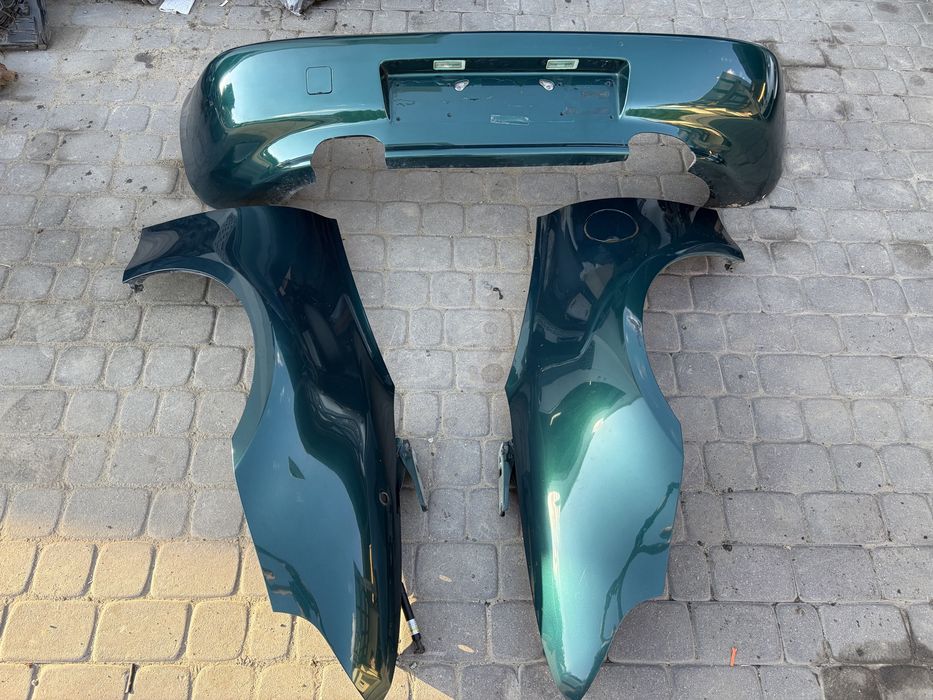 Zderzak tyl tylny blotnik blotniki bmw z3 e36 szeroki szerokie 2.8i przed lift boston green