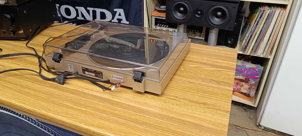 Вініловий програвач  DENON DP-23F (відео роботи )-МС-картридж -DL-80