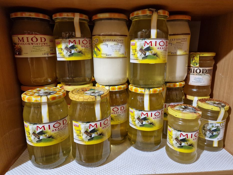 Miód pszczeli z własnej pasieki