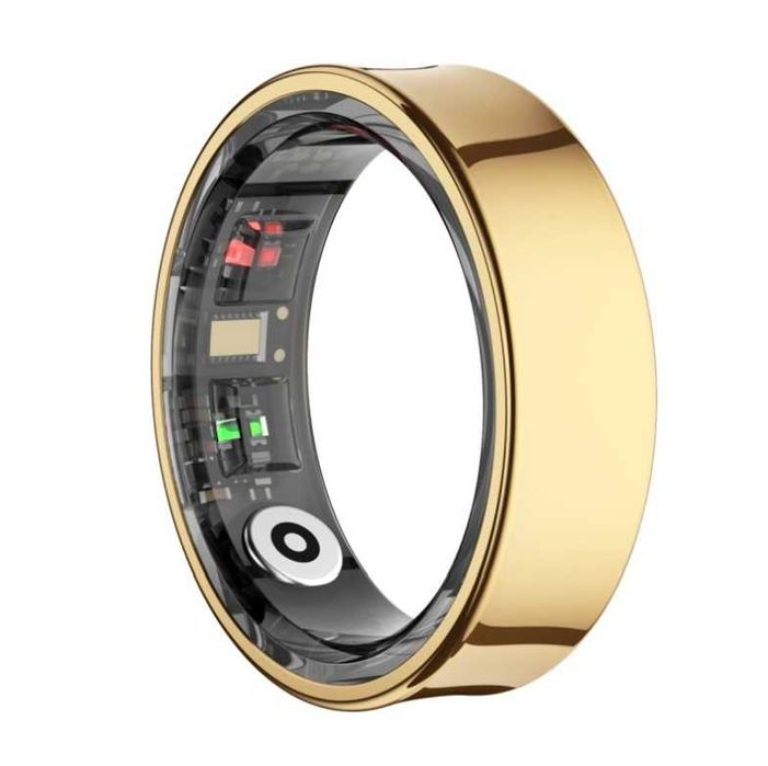 Smart Ring złoty 9# Inteligent Pierścień Sport Kroki Kalorie Tętno Sen