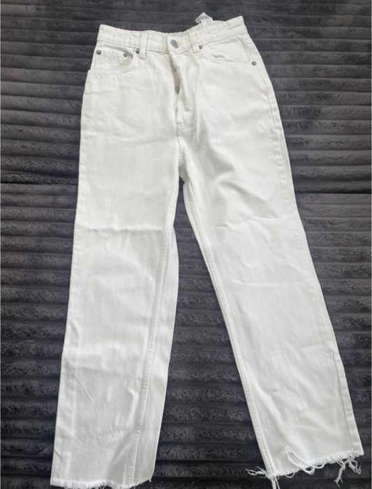Білі джинси zara