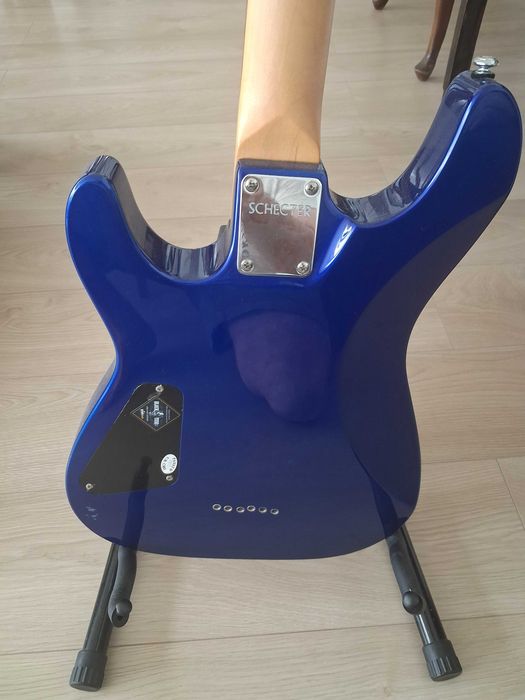 Guitarra electrica Shecter Azul