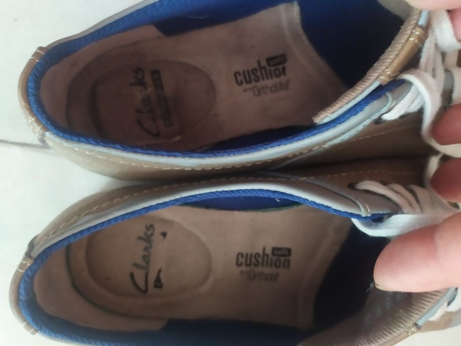 Текстильные кеды Clarks. раз 40