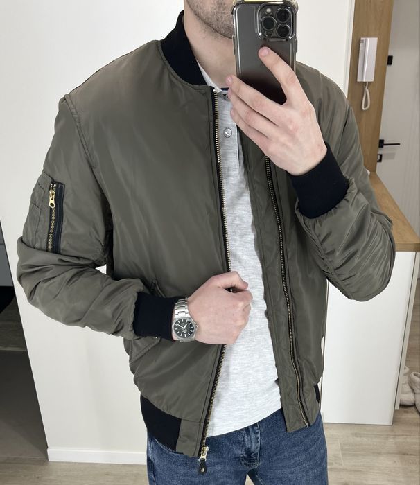 Бомбер Bershka чоловічий бершка куртка вітровка ветровка весна літо