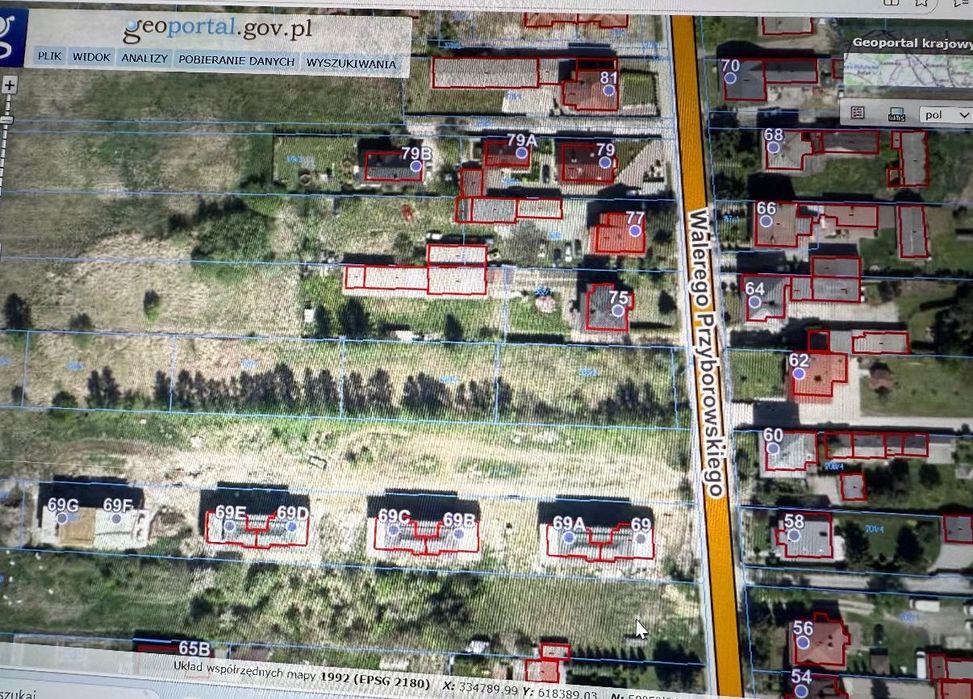 Działka INWESTYCYJNA Domaszowice ul. Walerego Przyborowskiego - 1 ha - Widok 2