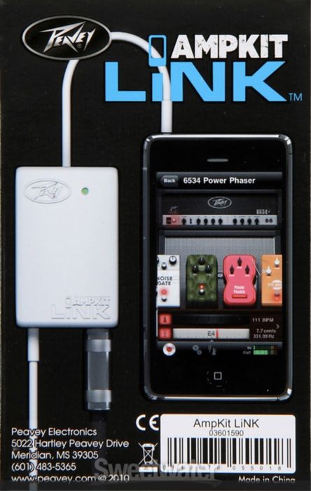 Peavey Ampkt Guitar to Ipad/iphone