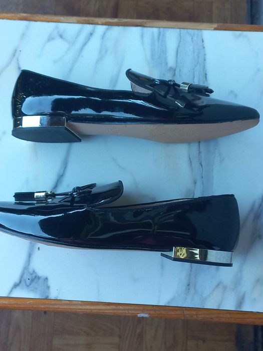 Mokasyny Zara Basic 37,wkładka 24