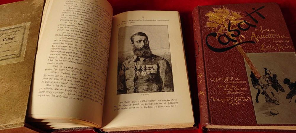 Старинные книги  Приключения майора Гаэтано Казати. 1891 год