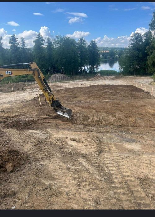 Prace ziemne, usługi minikoparką, ładowarką. Transport kruszyw