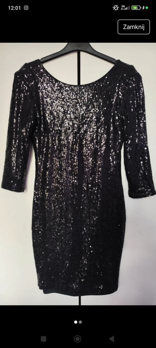 Cekinowa sukienka