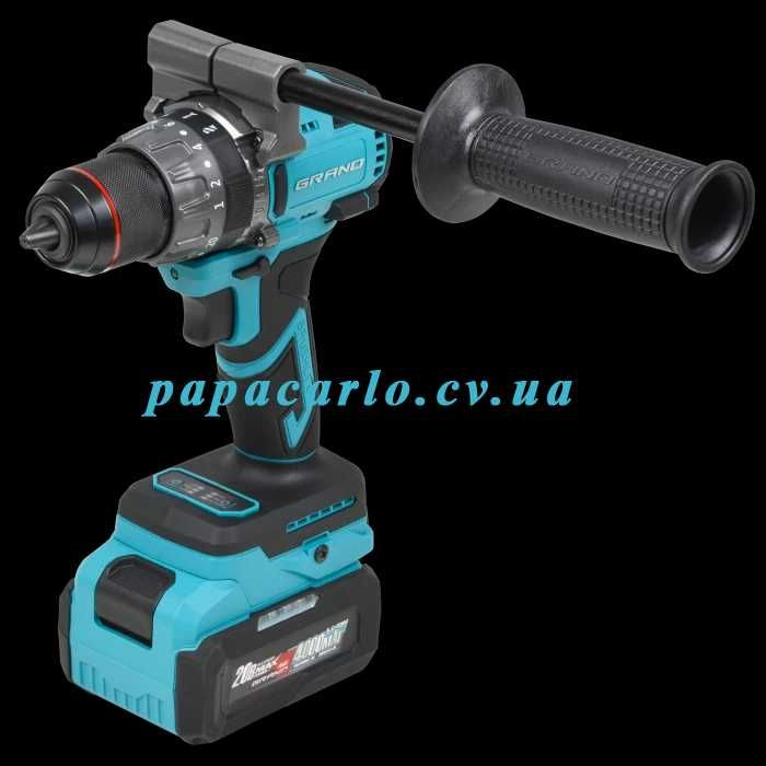 Акумуляторний дриль-шуруповерт Grand ДА-20/13 UBL HS 100Нм 1 або 2