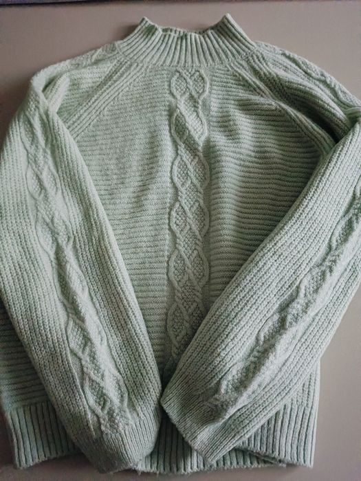 Sweter damski Mohito, kolor miętowy rozm S