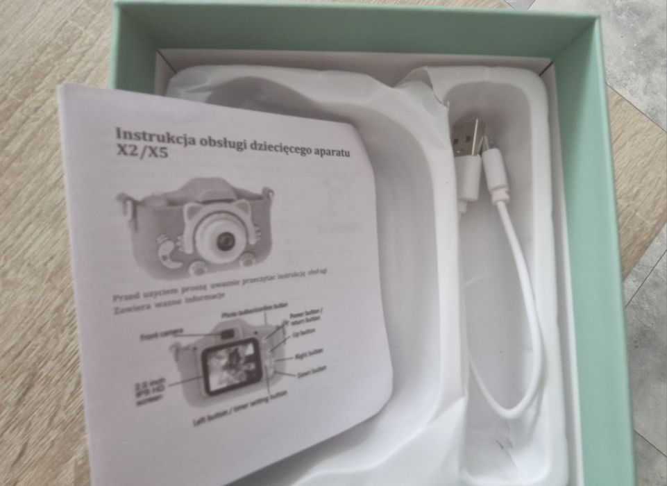 Aparat cyfrowy dla dzieci jednorożec