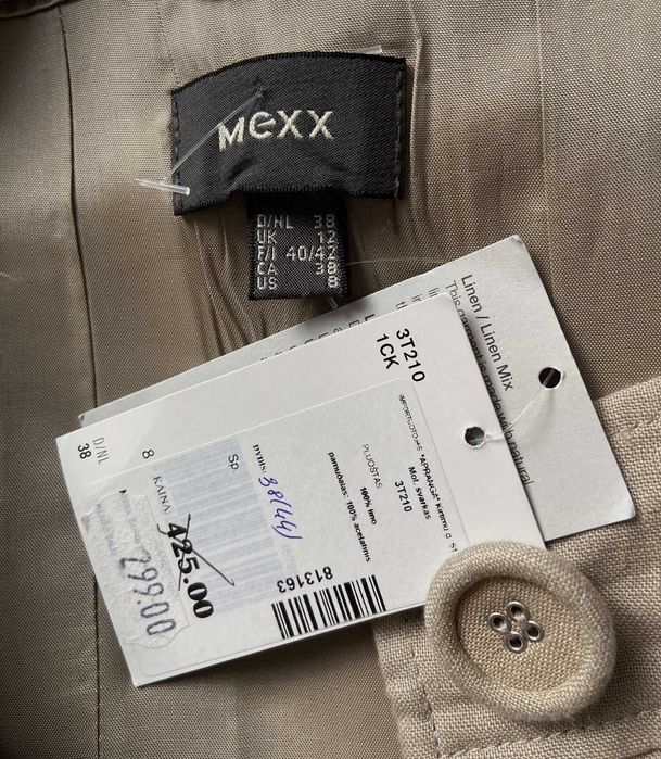 Mexx luksusowy 100% len żakiet marynarka roz 40