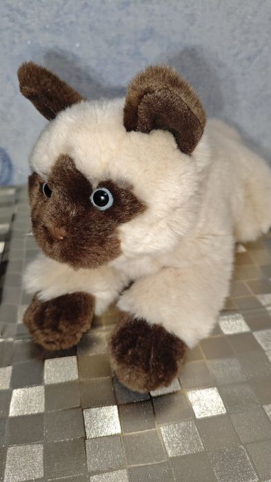 М'яка іграшка сіамський котик Anna Club Plush