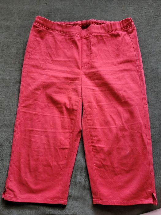 Spodnie rybaczki damskie rozm 42, na gumce